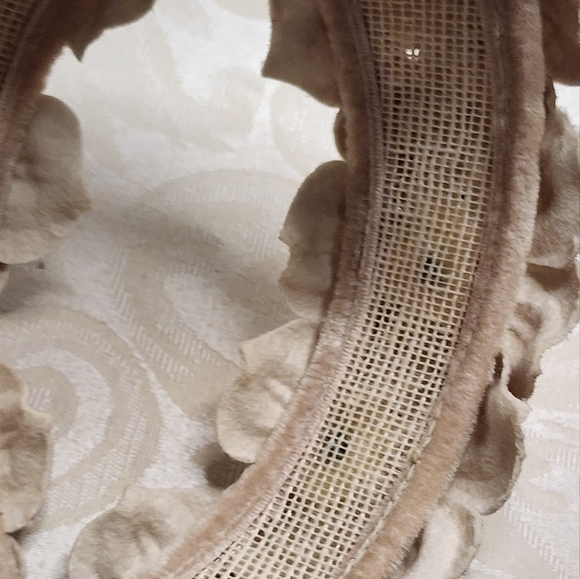 VINTAGE Cream Beige Floral Hair Fascinator – Old Hollywood Glam Collectible main image 6
